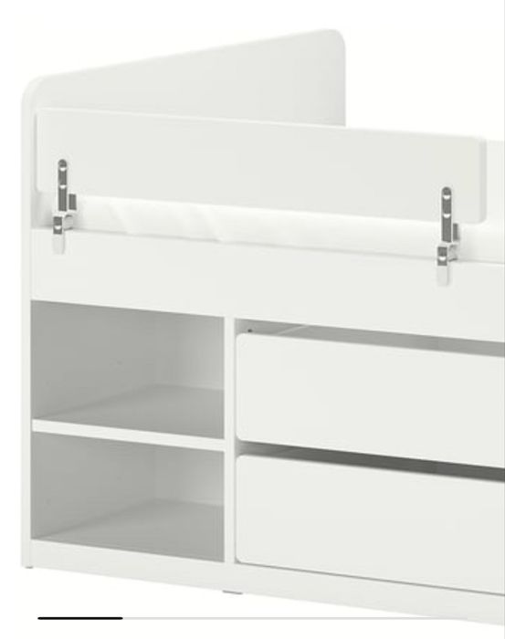 Barra de segurança para cama infantil – branca IKEA