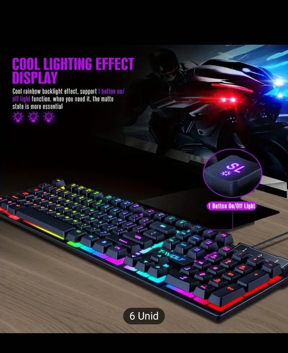 RGB Gaming Keyboard with Luminescent Mechanical Switches64283912067073121