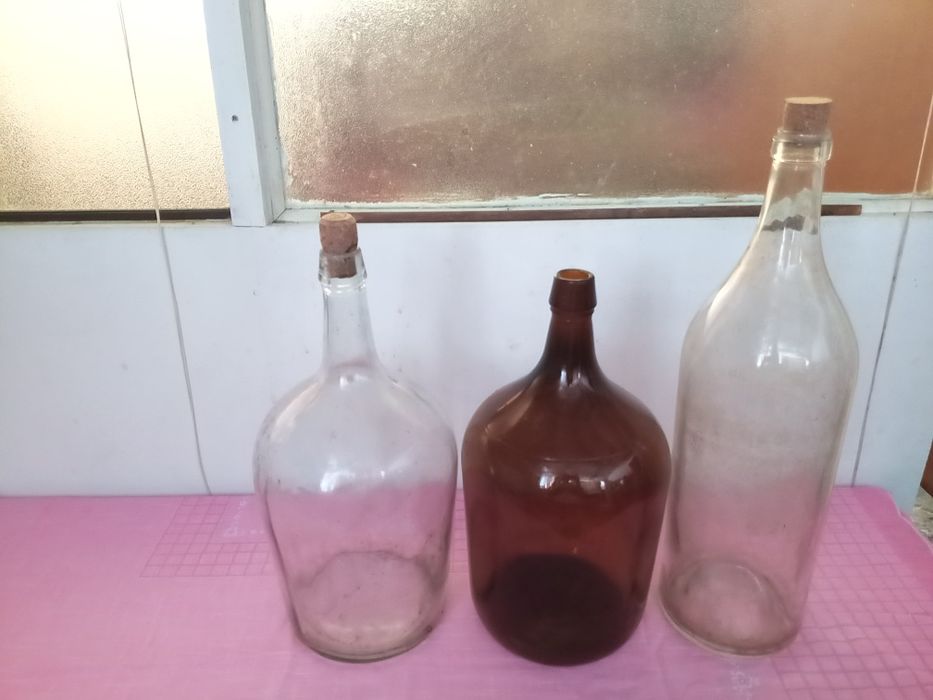 Garrafões de vidro 5ls