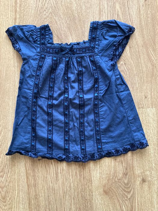 Koszulka H&M 92 bluzka granatowa 1,5-2 lata