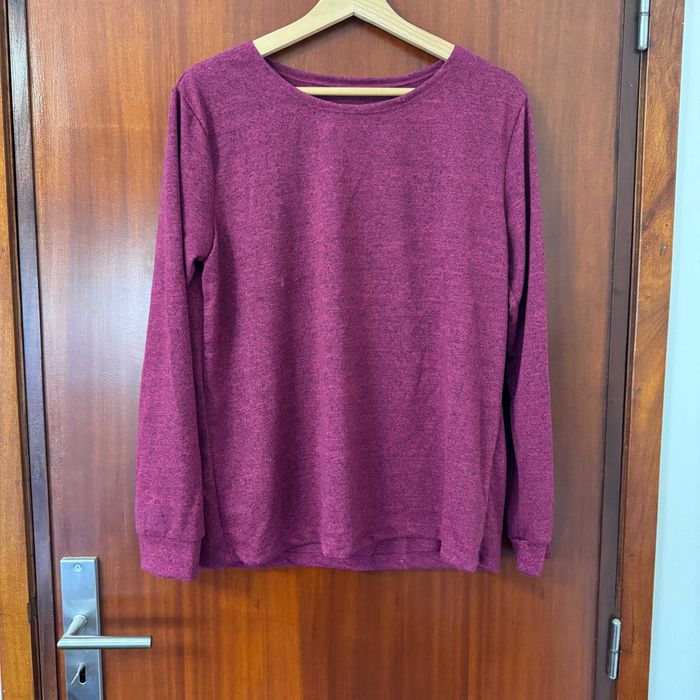 Conjunto Bordô malha