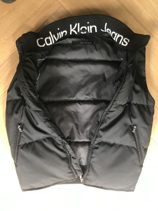Calvin Klein kamizelka (bezrekawnik) puchowy