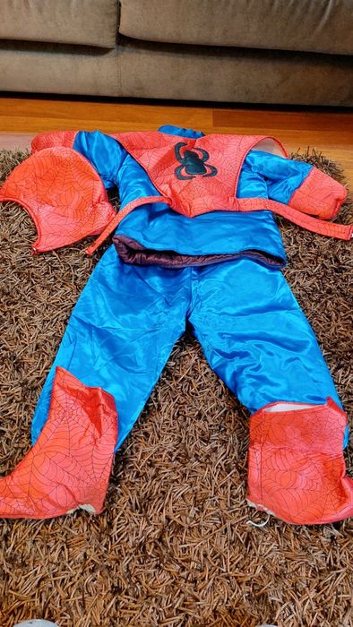 Roupa criança carnaval Homem Aranha