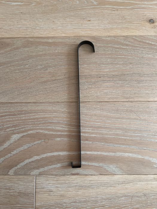 Metalowy, czarny haczyk kuchenny IKEA długość 30 cm