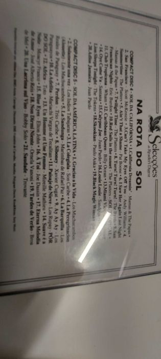 Cd duplo coletânea na rota do sol