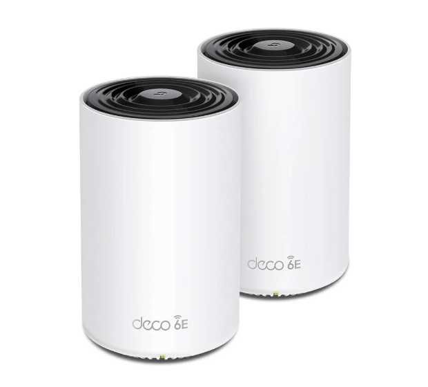 TP-LINK Mesh Deco XE75 (2 Units AXE5400 Tri-Band) (New, 3-Year Warranty)64738674600195121