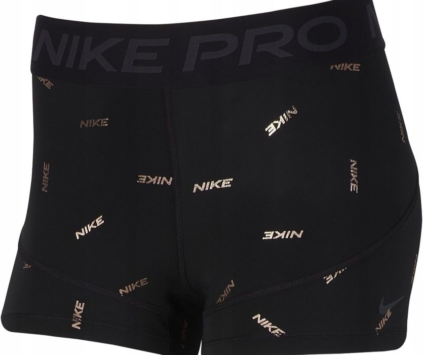 Spodenki treningowe Nike Pro Short Toss Print, rozmiar S, stan idealny