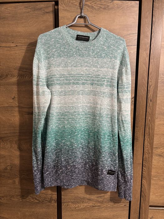 Męski sweter Scotch & Soda L/XL Ombre Dip-Dye