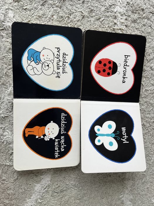 Książeczki kontrastowe 6+