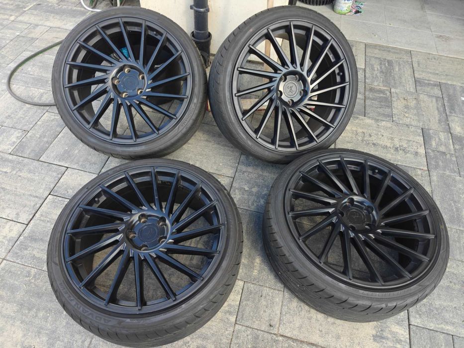 Felgi Keskin KT17 19"5x112 8,5J ET45 + Roczne opony Yokochama 225x35