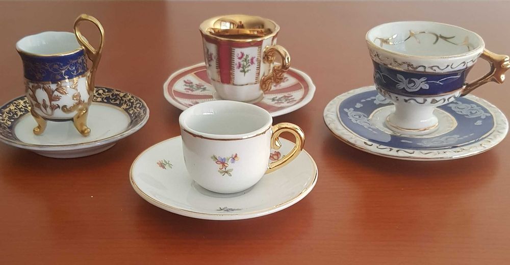 Miniaturas de chavenas para decoração