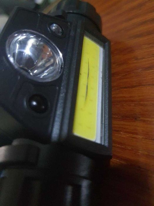 Ліхтар налобний з встроєним акумулятором, 100