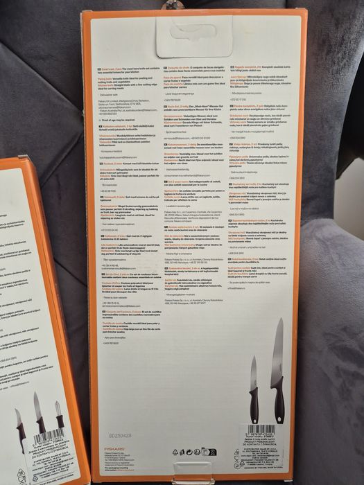 Zestaw 5szt noży kuchennych fiskars essential Nowe