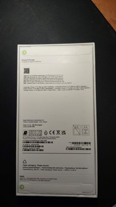 iPhone 17 Pro Max 1TB