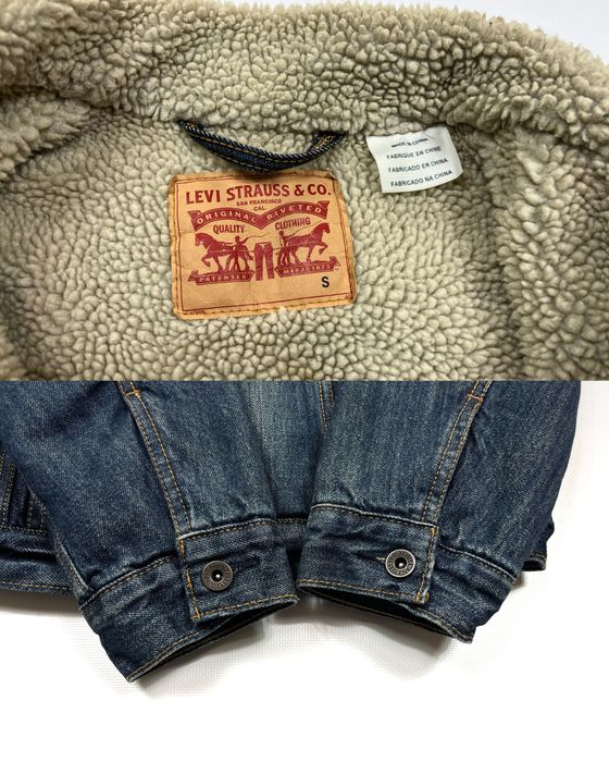 Джинсова куртка шерпа Levis  теді