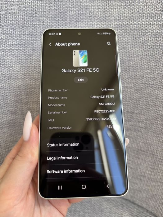Samsung Galaxy S21 FE 5G 6 / 128GB