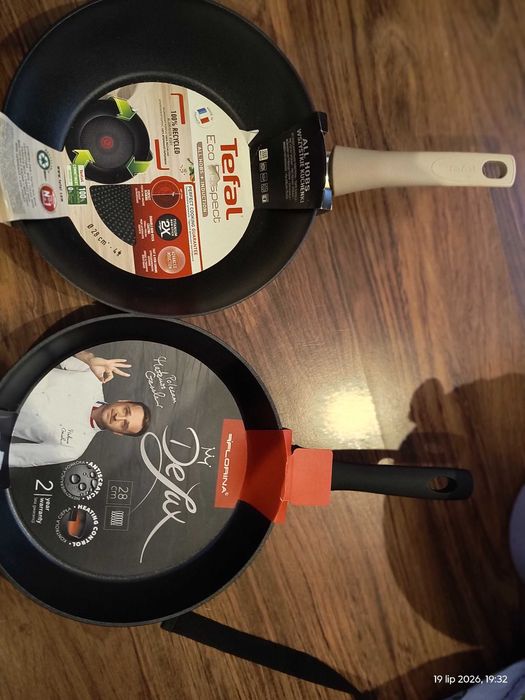 Dwie patelnie nowe Tefal