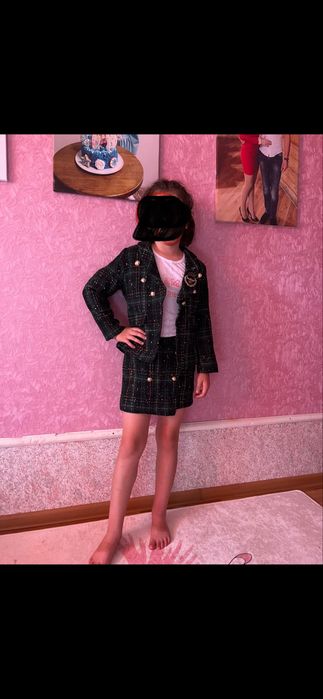 Костюм до школи 8-9 років класичний костюм з піджаком