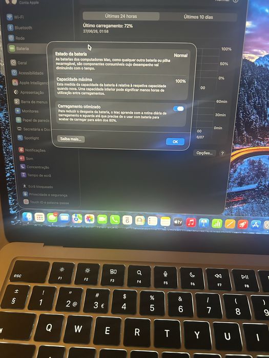 MacBook Air M4 13" 256gb (Como Novo) – Bateria 100%