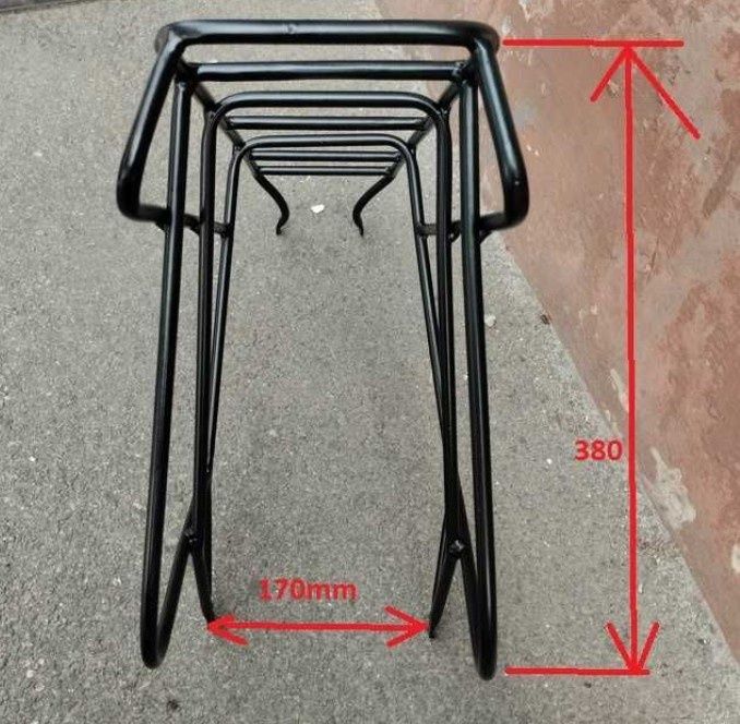 Багажник сталь лёгкий для FAT BIKE фетбайк 26 27.5