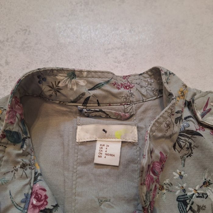 Płaszcz w kwiaty H&M