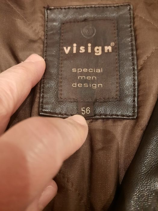 Casaco de pele genuina 56 castanho