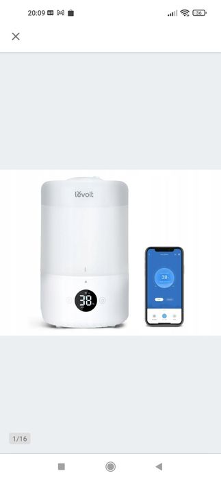 LEVOIT Dual 200S Smart Nawilżacz ultradźwiękowy 3L OPIS

Używany.

Spr