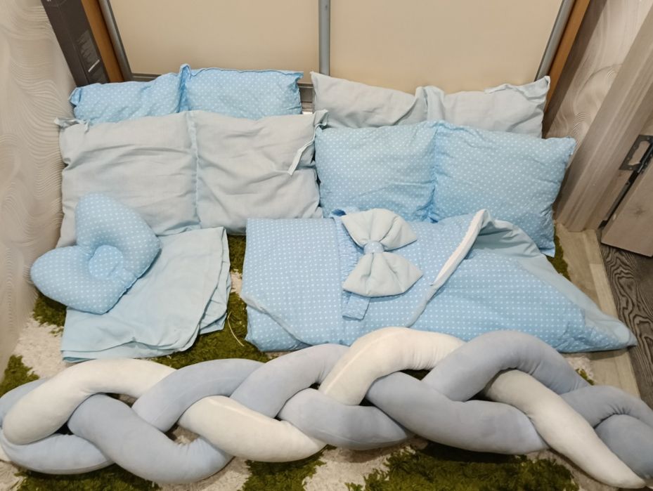 Набор постельного для мальчика, бортики