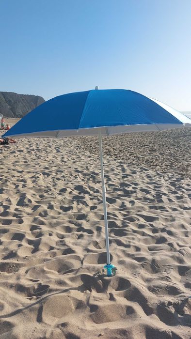 Guarda sol de Praia com Rosca e fixação