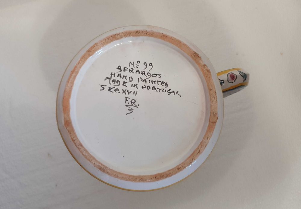 Louça Cerâmica Berardos Século XV e XVII, pintada à mão