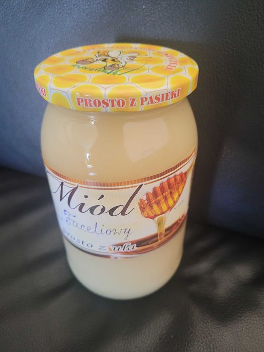 Miód FACELIOWY z wlasnej pasieki 100% NATURALNY! 1300g.-0,9L.