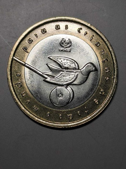 Moeda Comemorativa 200$00 — UNICEF: Pelas Crianças do Mundo (1999)