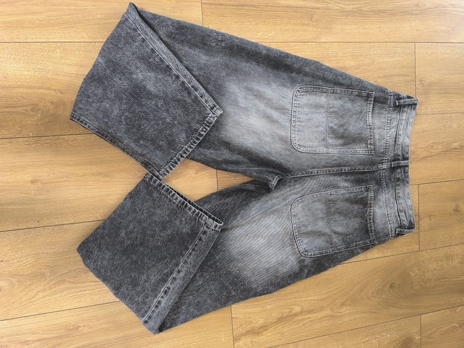 Spodnie nowe baggy szerokie nogawki  jeans czarne