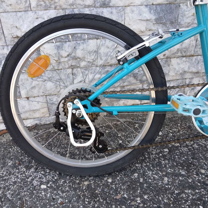 Bicicleta Btwin Trekking Original 120 polegadas Azul