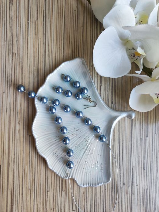 Naszyjnik i kolczyki z pereł