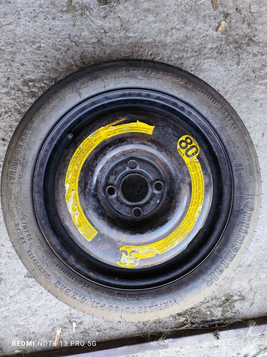 Koło dojazdowe 125/70 r15