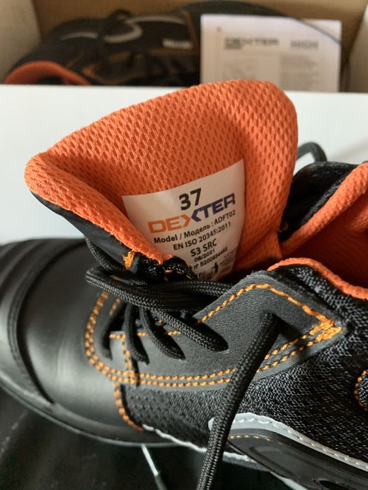 CALÇADO PROFISSIONAL: Botas biqueira de aço Dexter tamanho 37