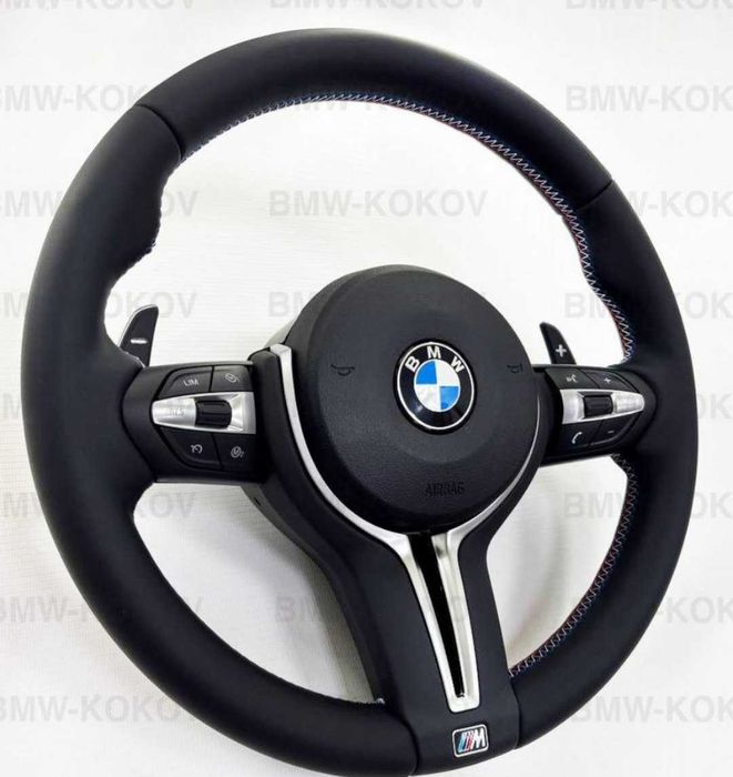 ‼️ Шкіряне Спортивне ‼️ М стиль Кермо BMW для F30 F10 F20 F21 F23 F31 F32 F33 F36 F11 X3 F25 X5 F15 та інших