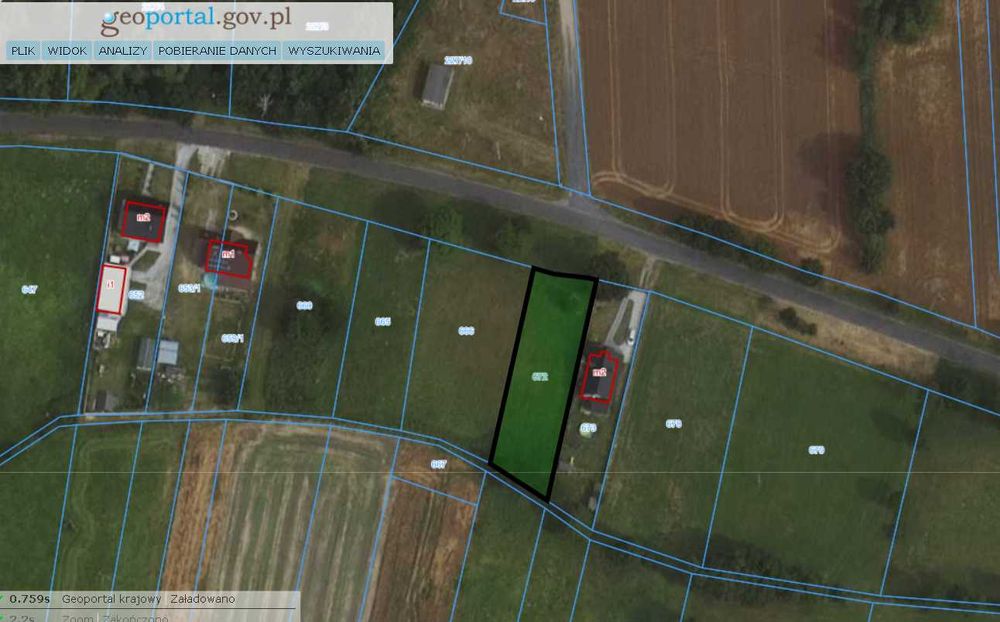 Na sprzedaż duża działka 1100m2 Jabłonna !