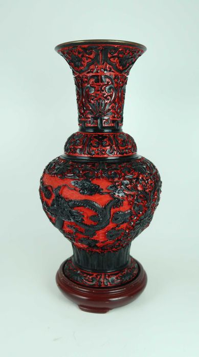 Grande jarra lacada - China - 31 cm