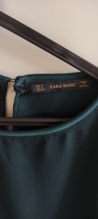 Vestido verde Zara