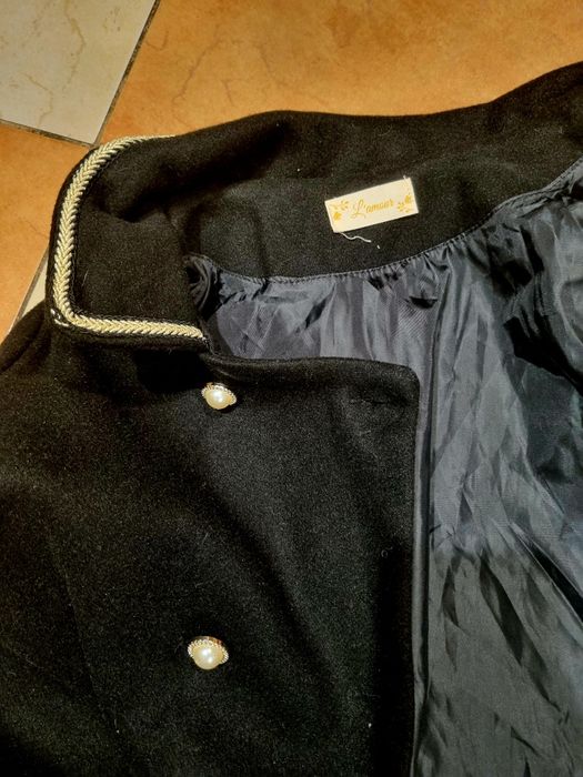 Peleryna poncho narzuta wiktorianska kaszmir L'amour