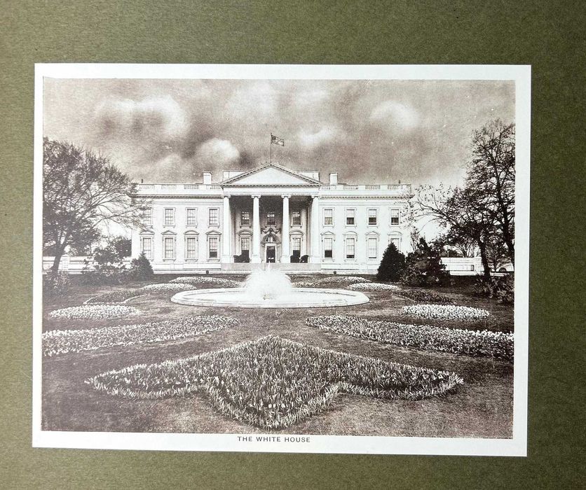 RARA 1.ª edição de álbum centenário de lembranças de Washington. 1904.