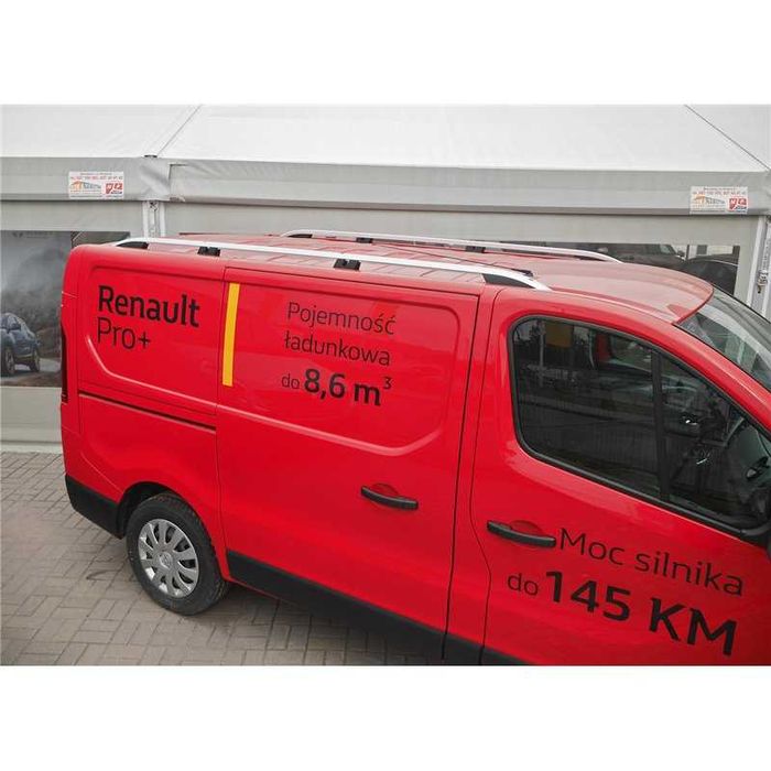 Relingi dachowe Renault Trafic Opel Vivaro long +2014 r. belki na dach