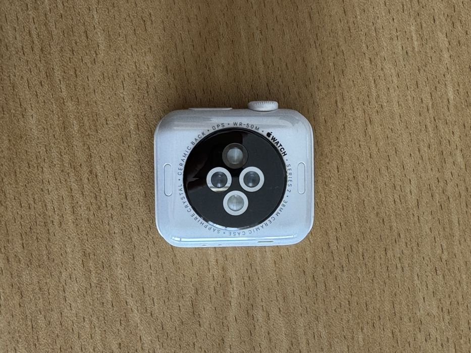 Apple watch series 2 ceramic white + apple stainless steel link brace