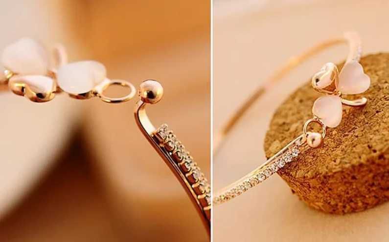 Pulseira de 2mm "Lace" com 7cm de Diâmetro