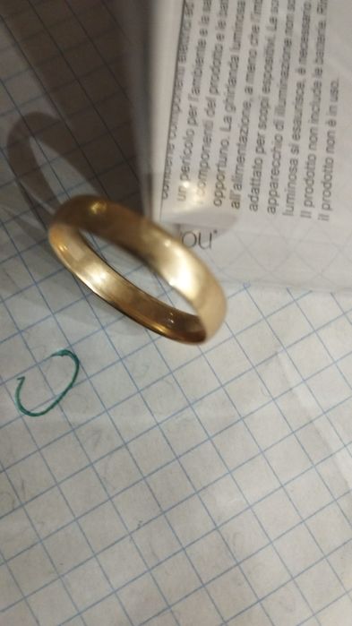 Obrączka ślubna waga 3.66 bez graweru stan bardzo dobry