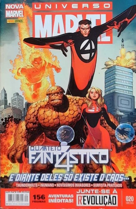 Livro - Universo Marvel #20 - Quarteto Fantástico