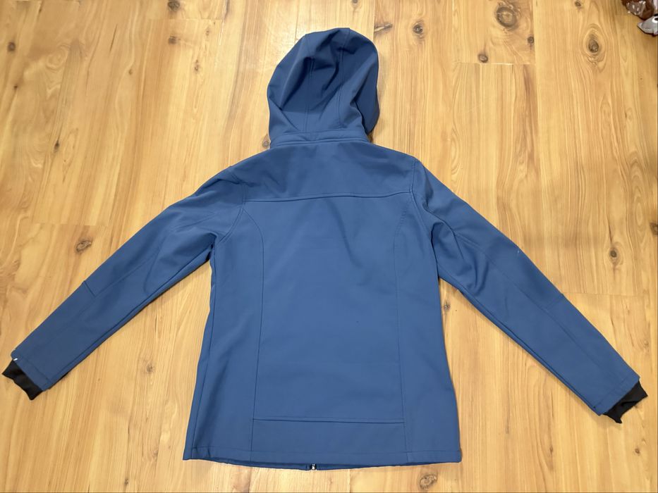 Damska kurtka softshell stan bdb niebieska L