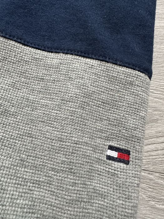 Szara bluzka krótki rękaw Tommy Hilfiger L